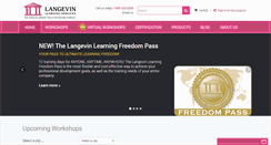 Desktop Screenshot of langevin.com
