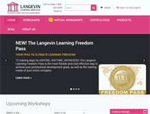 Tablet Screenshot of langevin.com